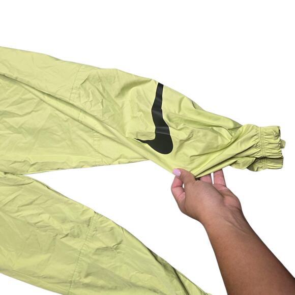 Nike Women's Swoosh Track Pants in Limelight Size: S - Picture 3 of 5